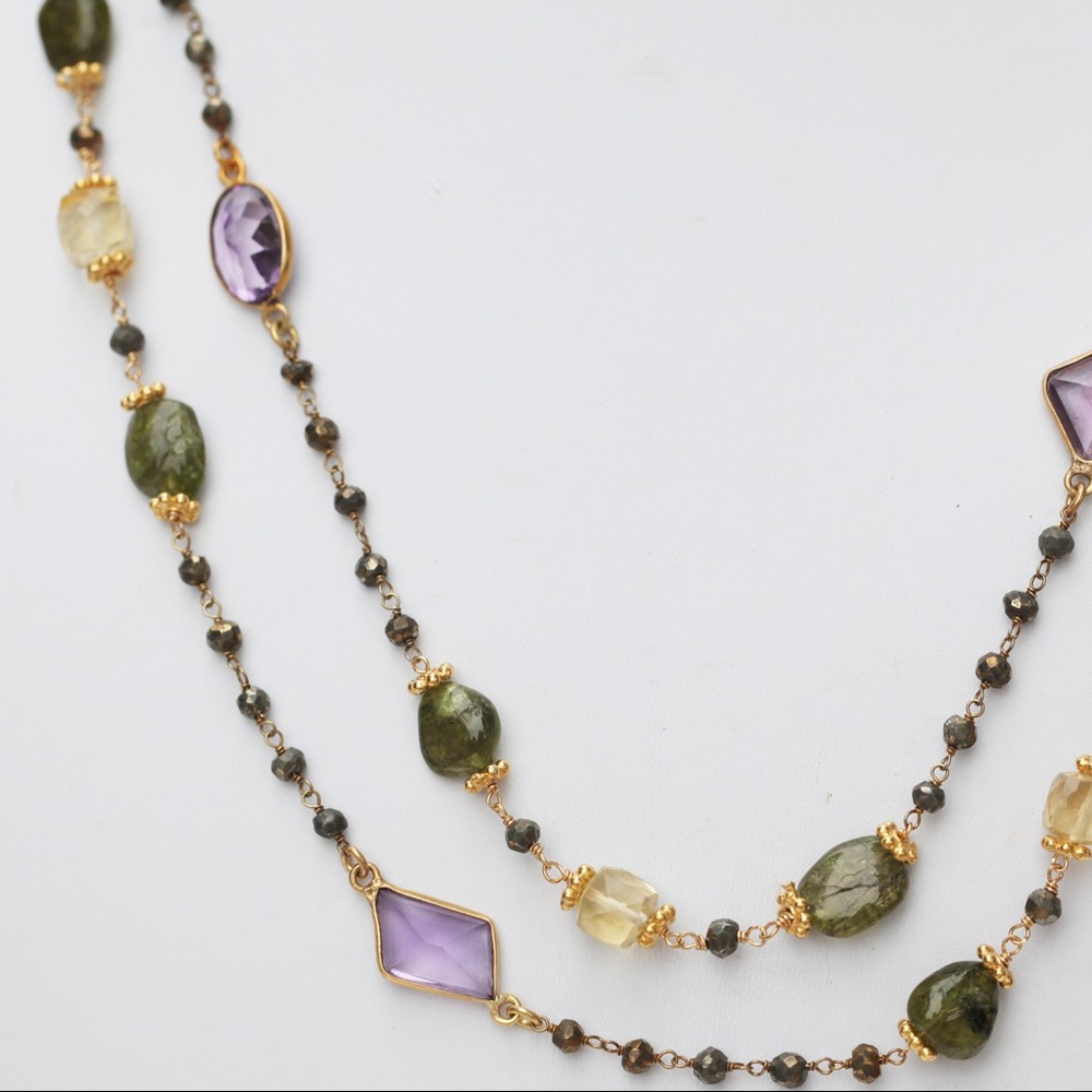 Multi Gemstone Necklace